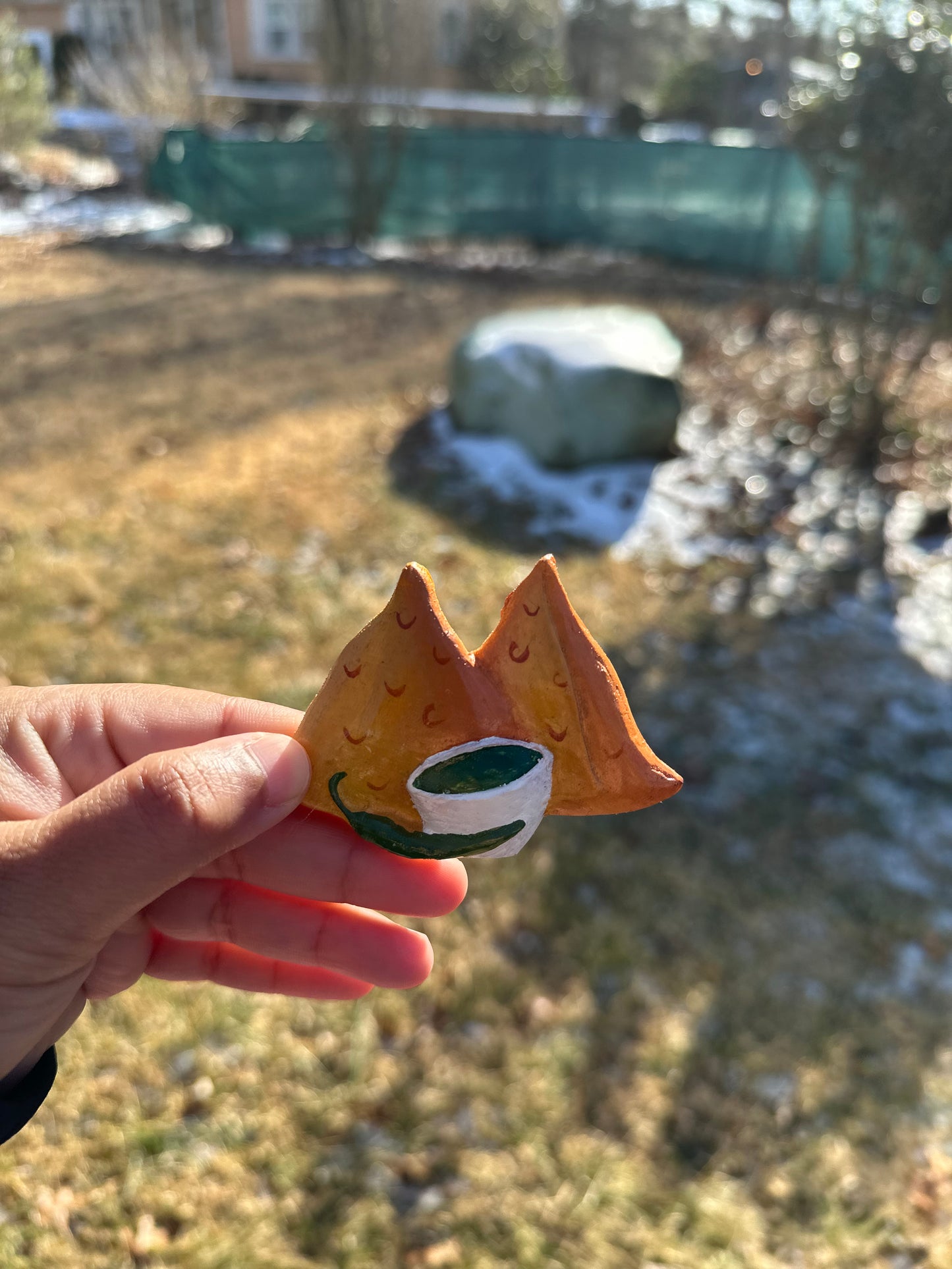 Samosa Fridge Magnet – A Festive Touch for Your Kitchen!