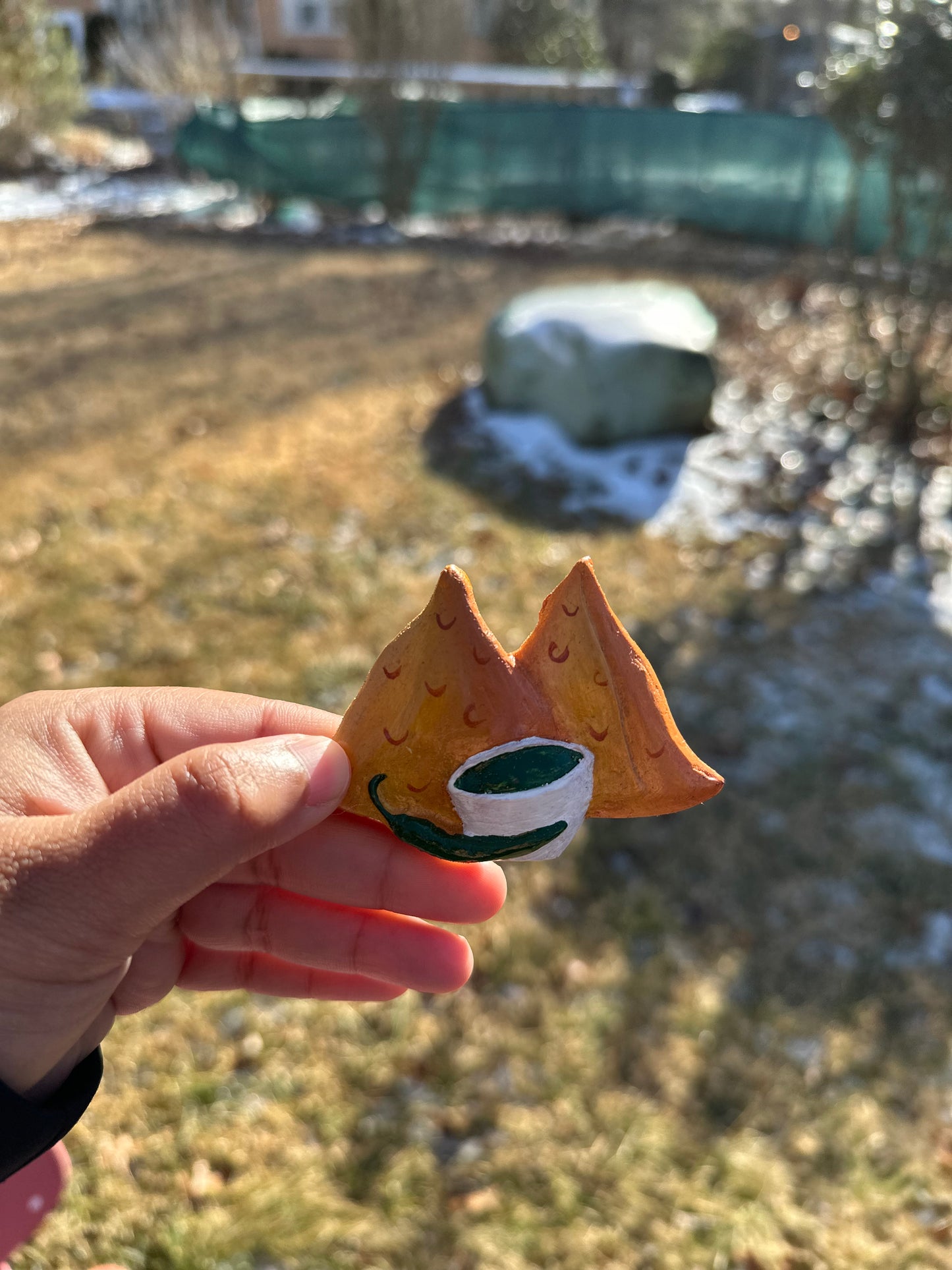 Samosa Fridge Magnet – A Festive Touch for Your Kitchen!