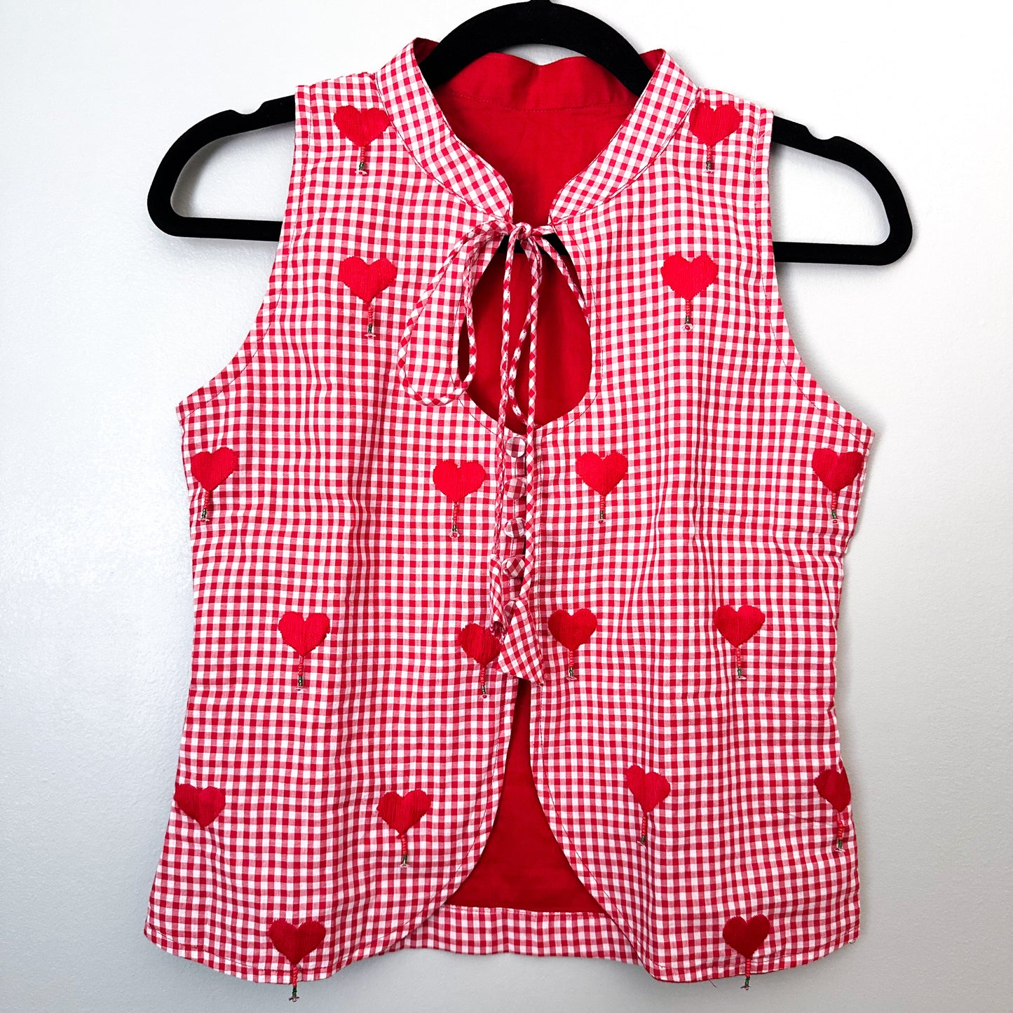 Chorki - Grameen Check Hand Embroider Halter Top