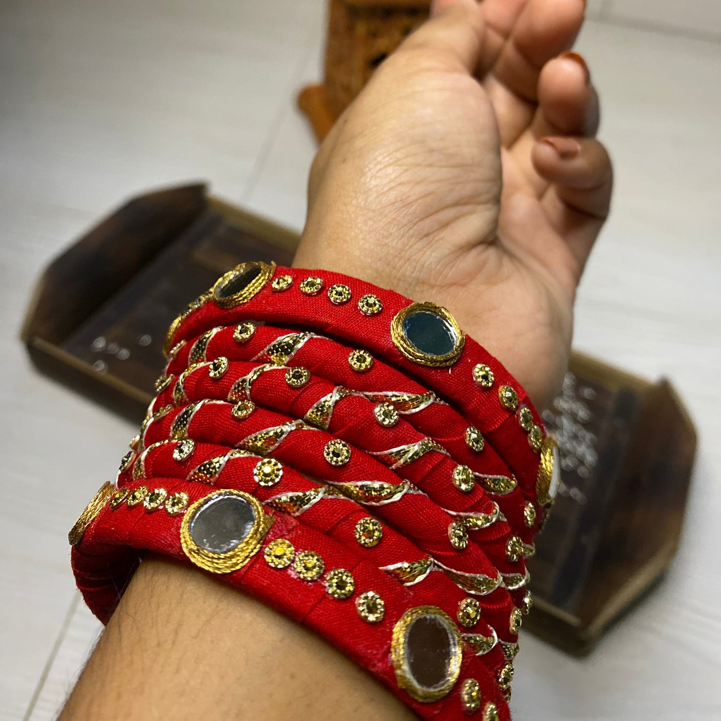 Lal Golap - Bangles Set