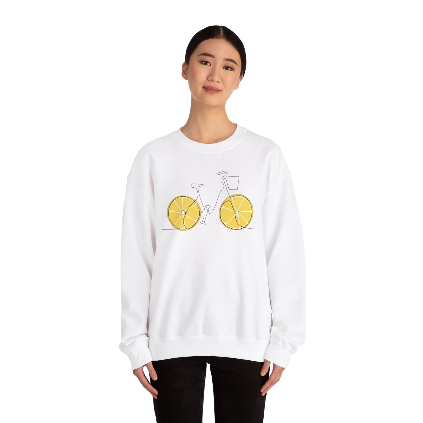 Citrus Bicycle Unisex Crewneck Sweatshirt