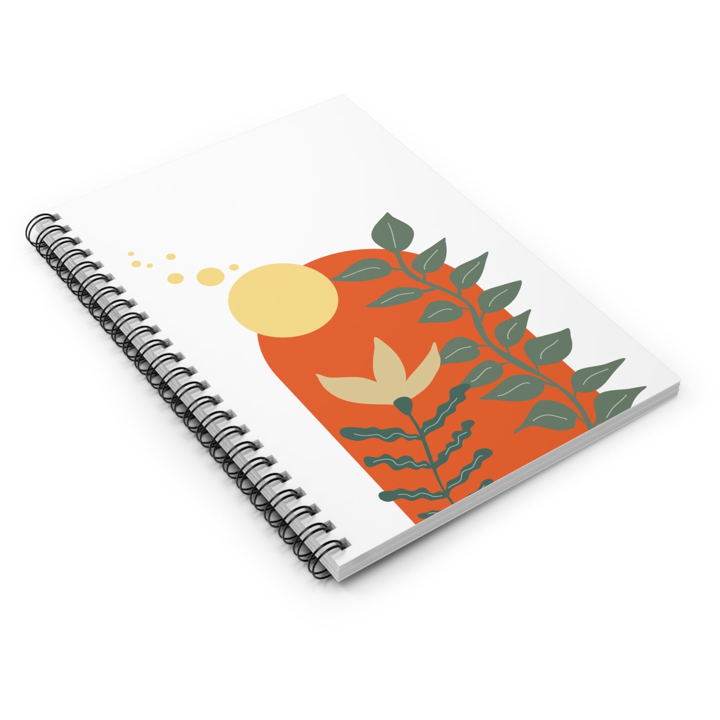 Botanical Spiral Notebook for Creative Minds