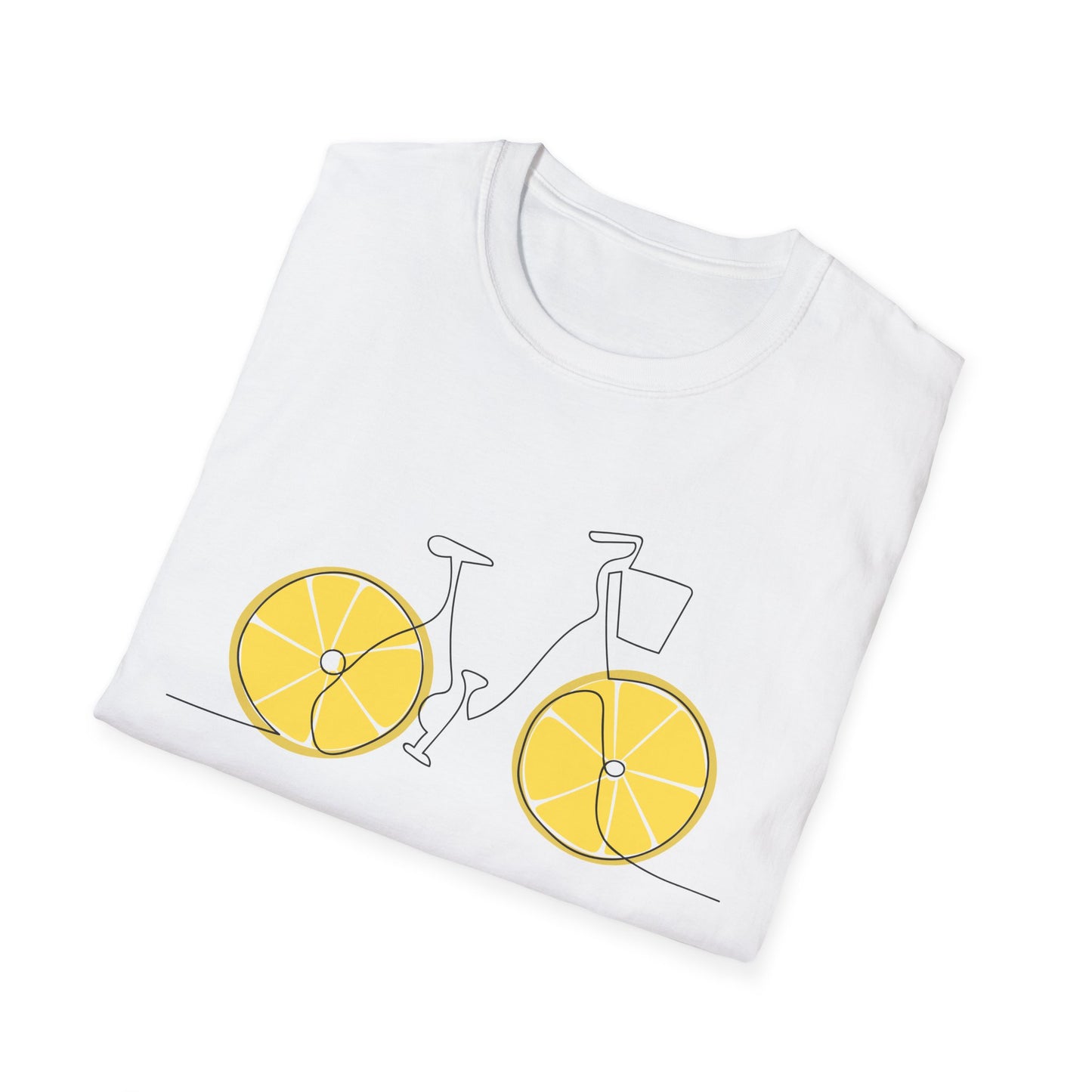 Lemon Slice Bicycle Softstyle T-Shirt