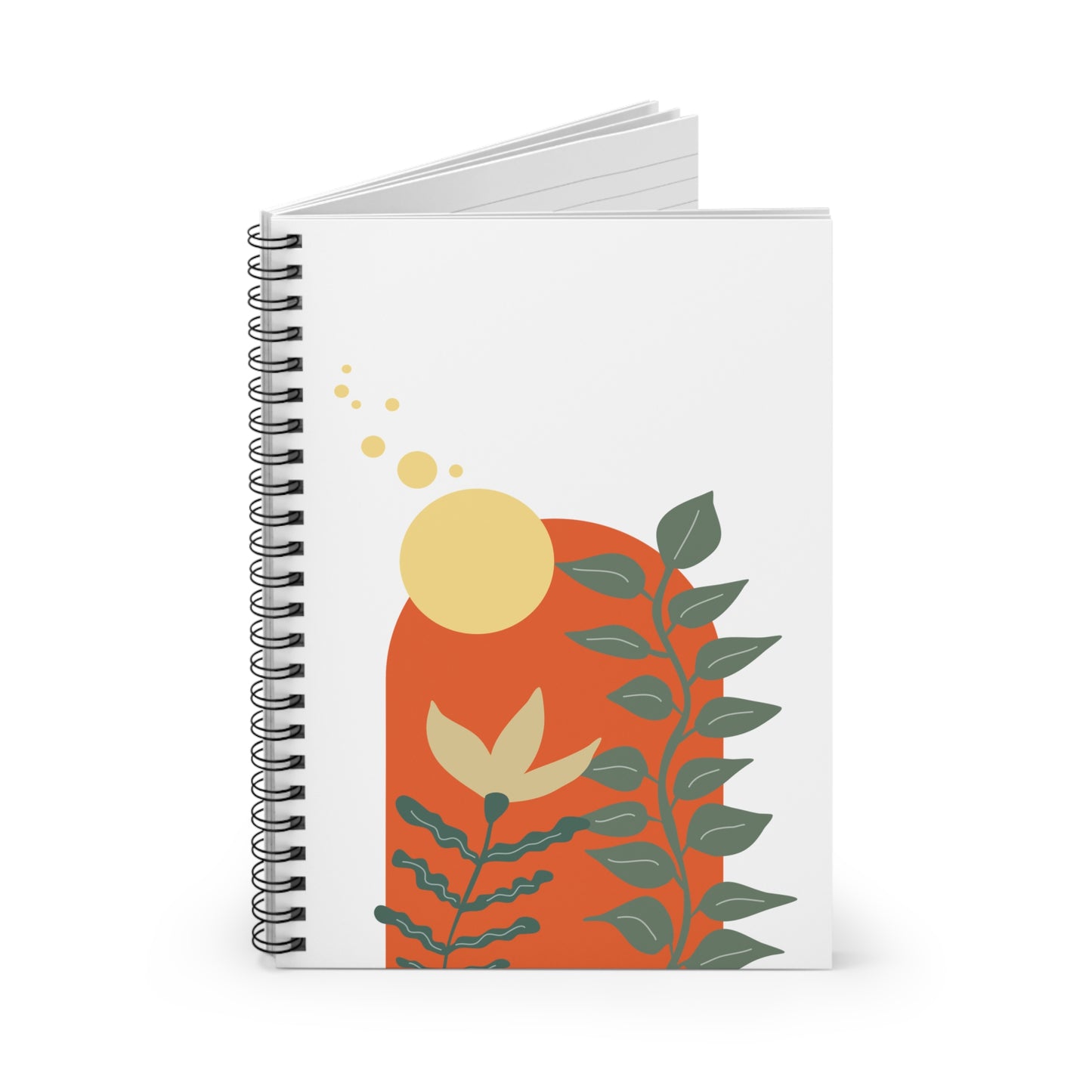 Botanical Spiral Notebook for Creative Minds