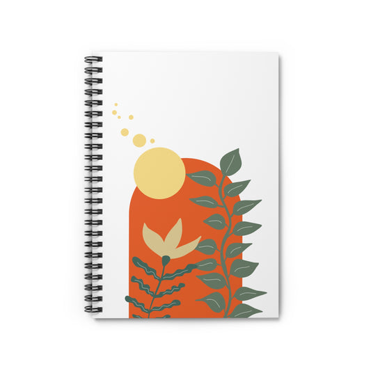 Botanical Spiral Notebook for Creative Minds