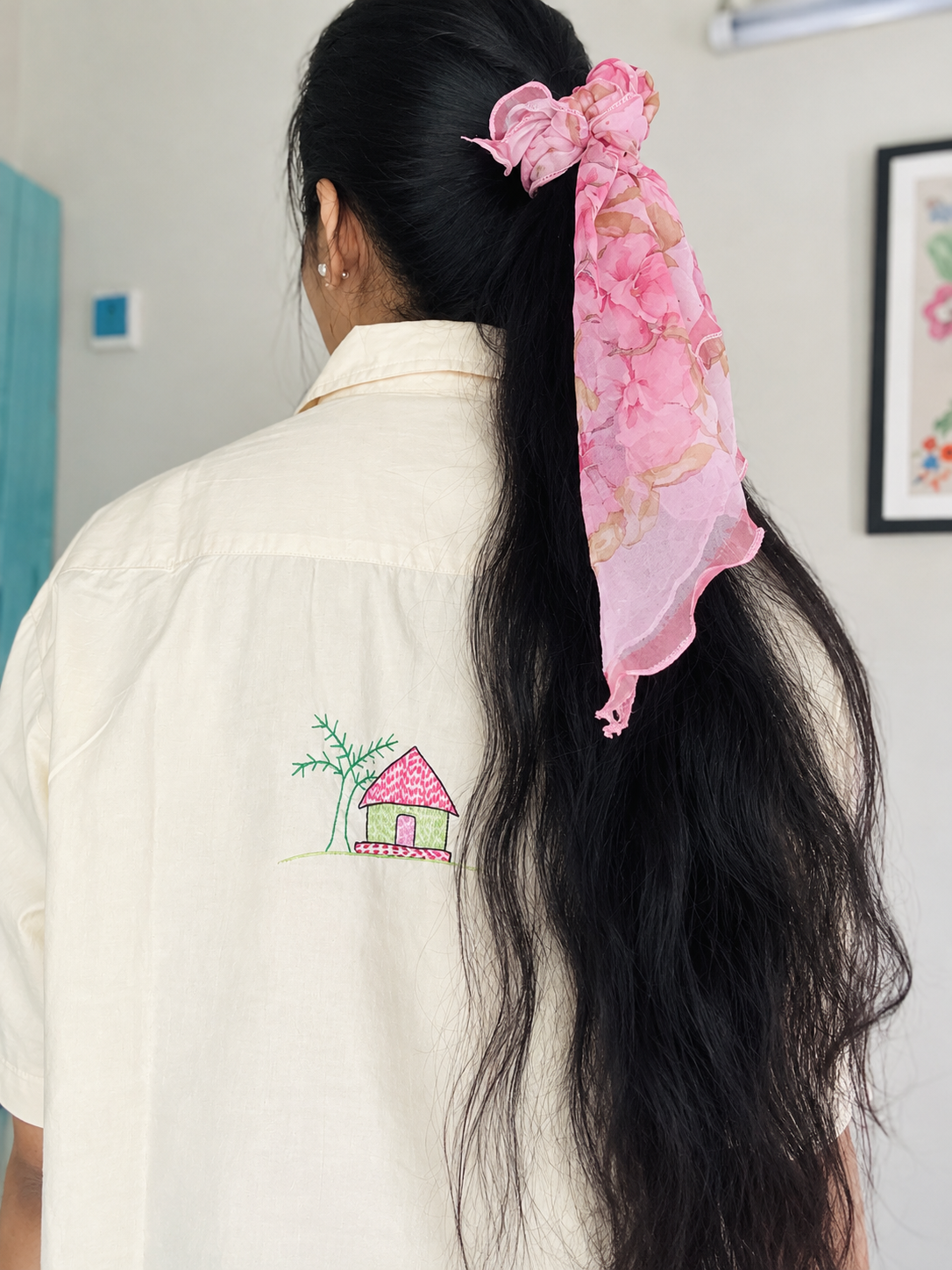 Nokshi Field - Handcrafted Nokshi Embroidery Shirt