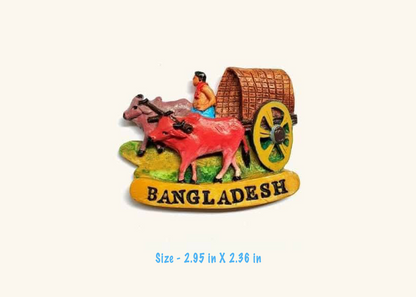 Gorur Gari (Bullock Cart) Fridge Magnet – A Nostalgic Tribute to Tradition!