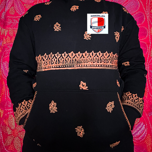 Ronkonkoma Sports Club Edition - Chouki - Fleece Hand-block Print Hoodie