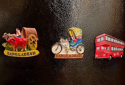 Double-Decker Bus Fridge Magnets – A Symbol of Resilience and Culture