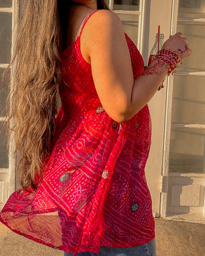 Chundri - Side Slit Top