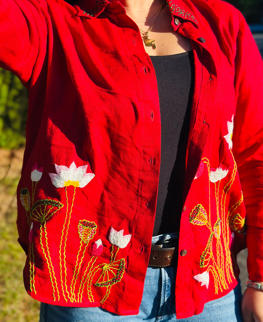 Poddo - Hand Embroider with beadworkShirt