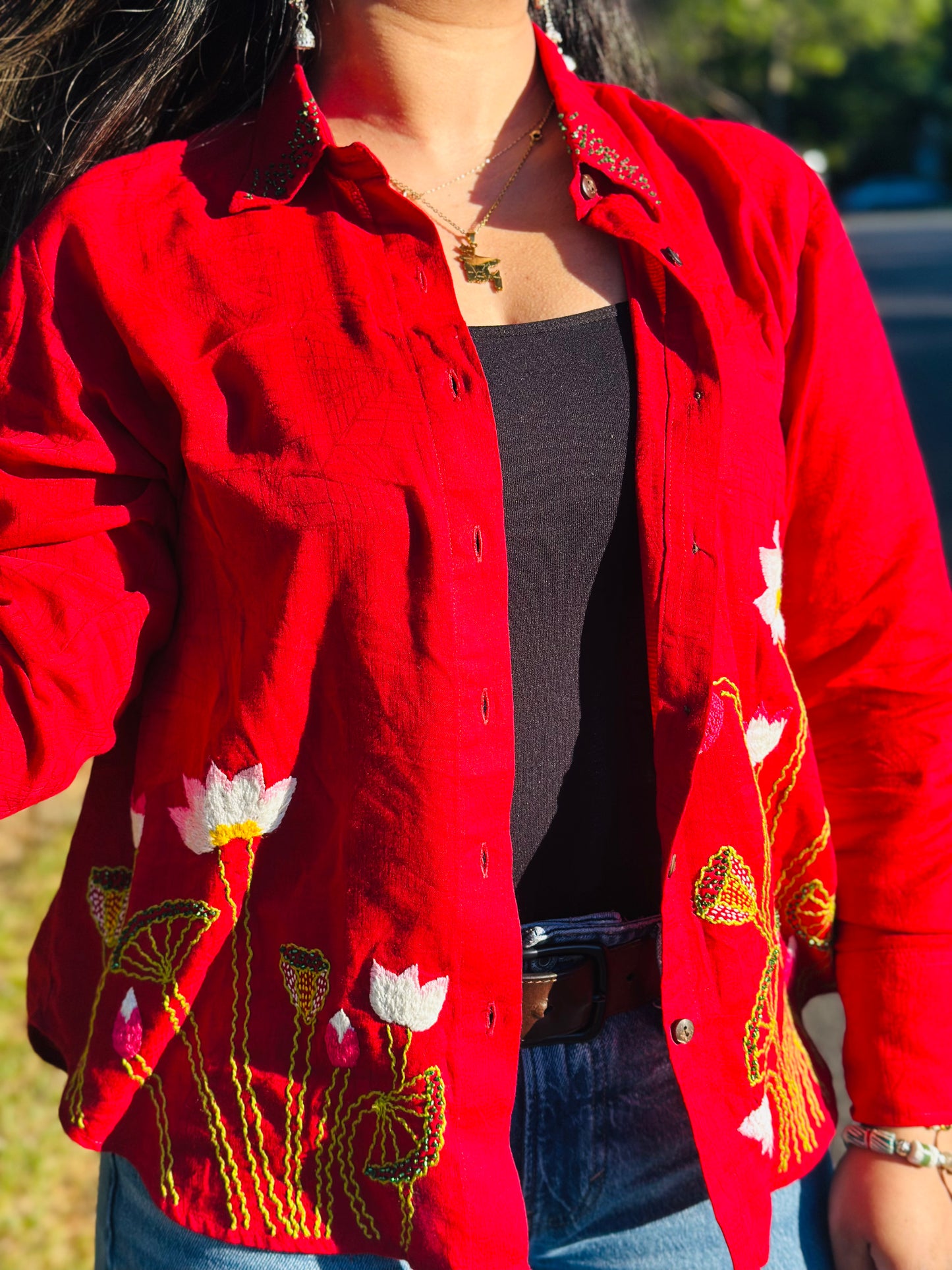 Poddo - Hand Embroider with beadworkShirt