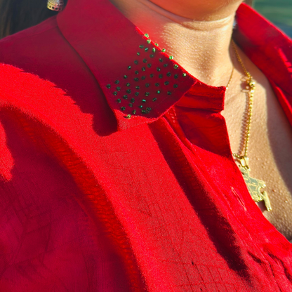 Poddo - Hand Embroider with beadworkShirt