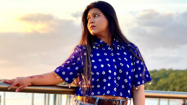 Chorka - Batik Tie-Dye Crop Shirt