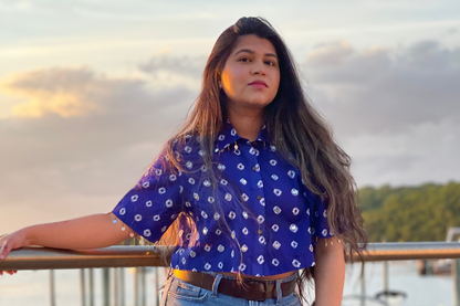 Chorka - Batik Tie-Dye Crop Shirt