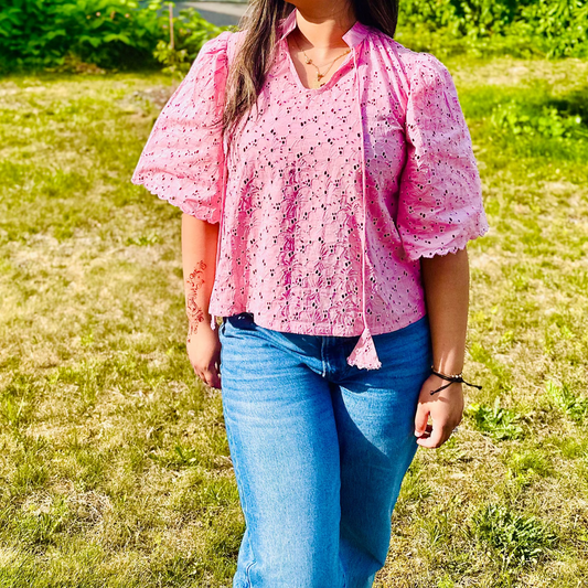 Ananna - Chikankari Top with Beadwork