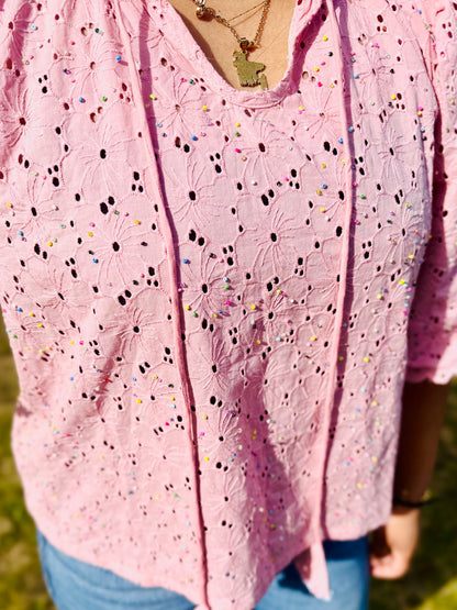 Ananna - Chikankari Top with Beadwork