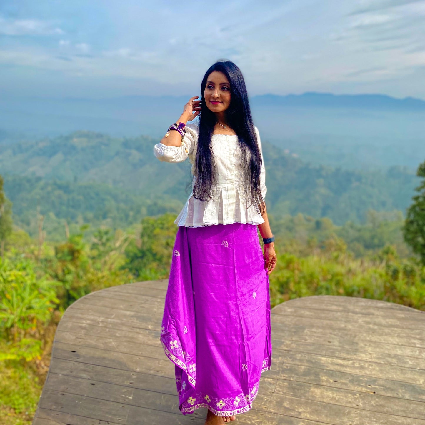 Bella - Hand-Block Printed Skirt