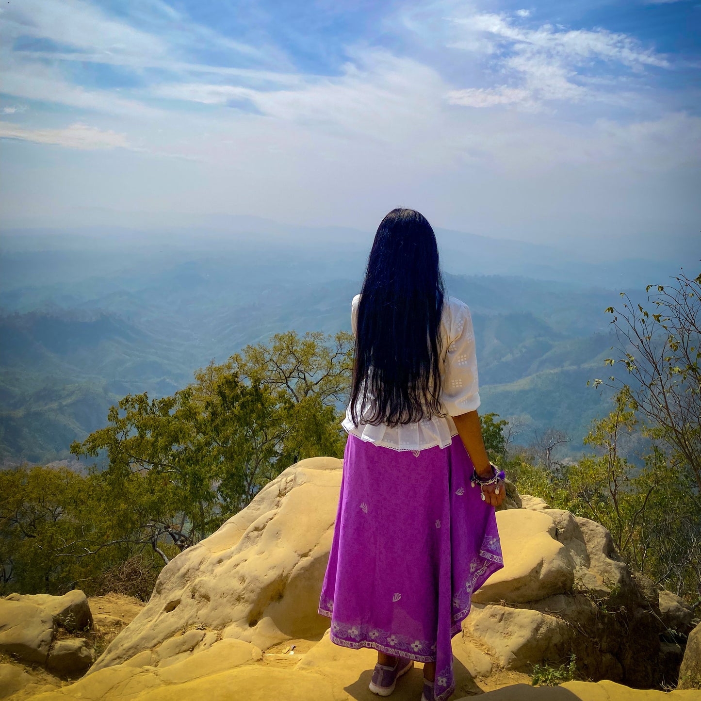 Bella - Hand-Block Printed Skirt