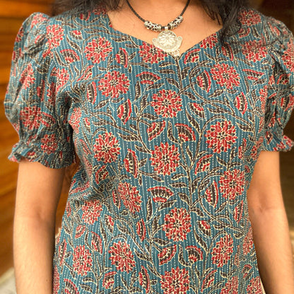 Chumki - Kantha Stitch Artisan Top