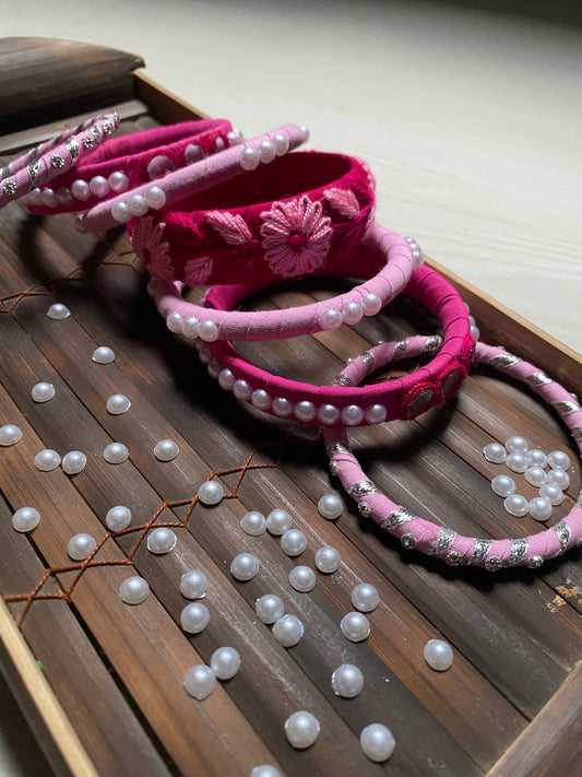 Lal Golapi - Bangles Set