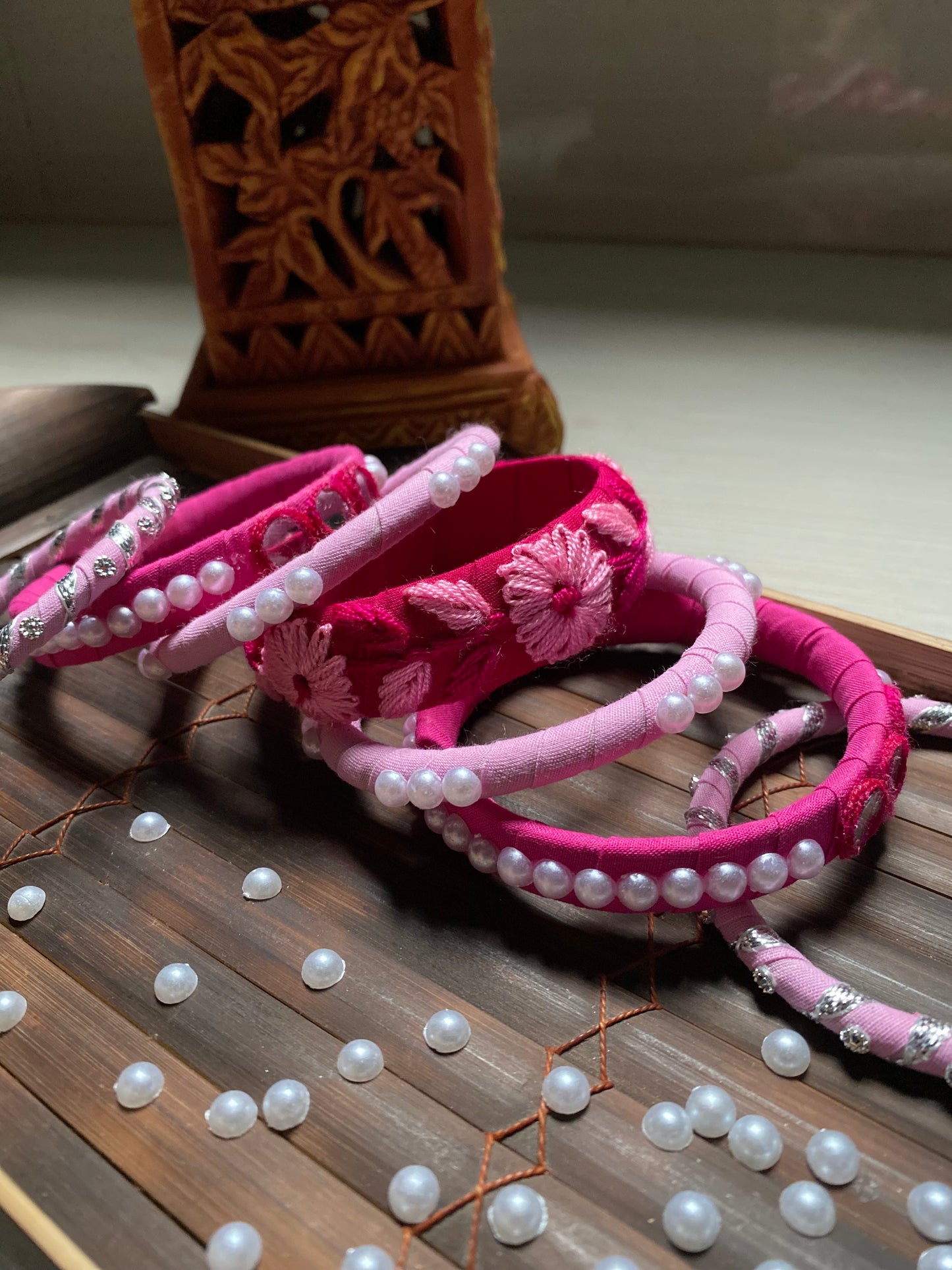 Lal Golapi - Bangles Set
