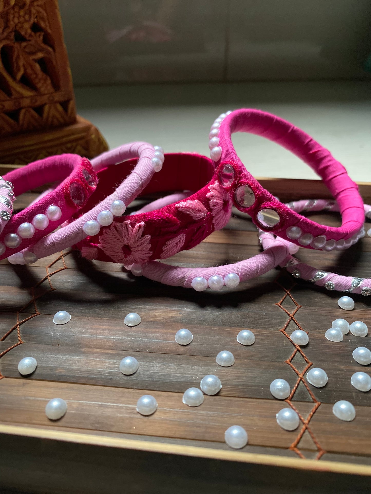 Lal Golapi - Bangles Set