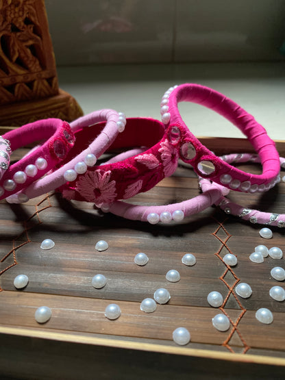 Lal Golapi - Bangles Set