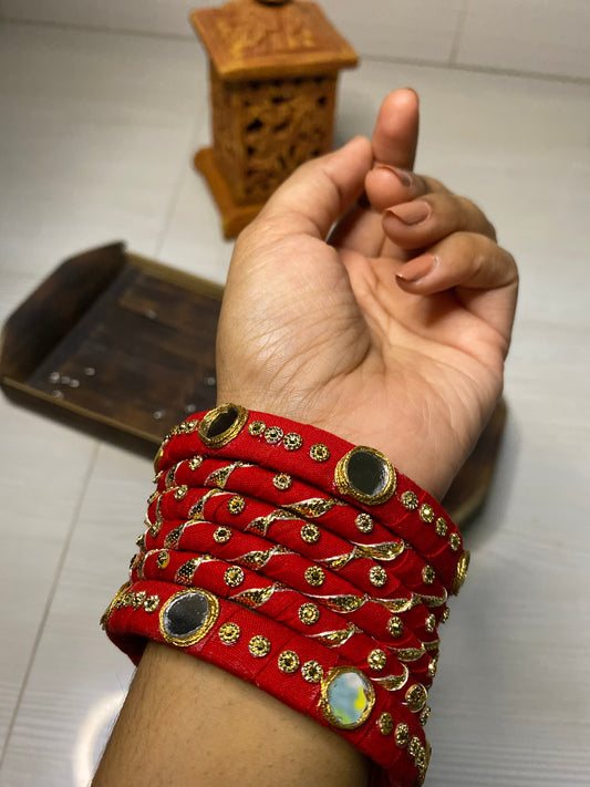 Lal Golap - Bangles Set