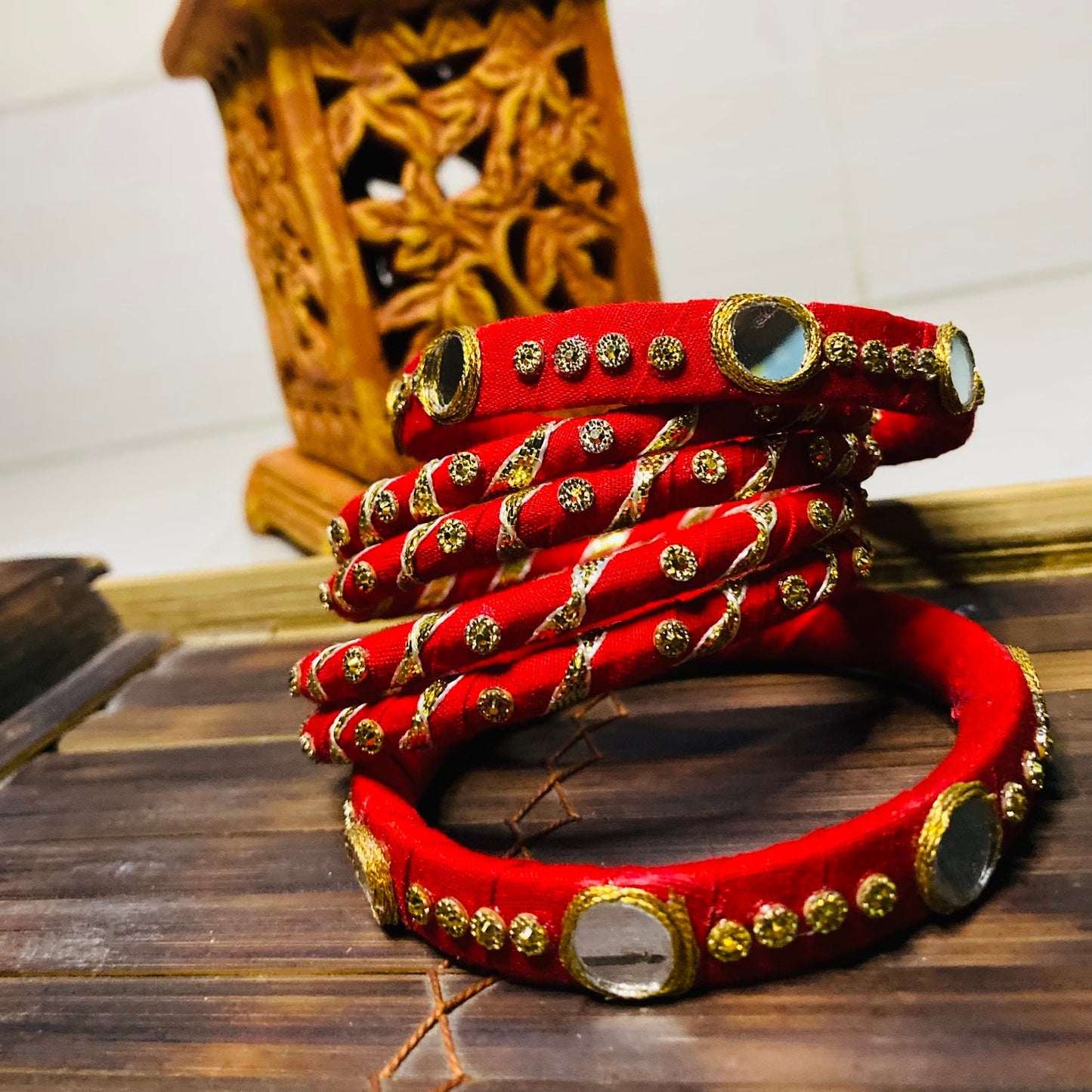 Lal Golap - Bangles Set
