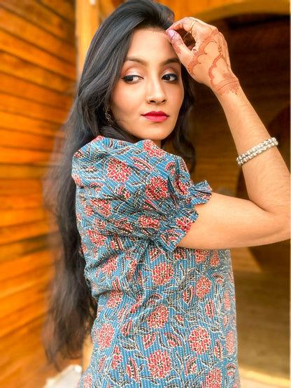 Chumki - Kantha Stitch Artisan Top