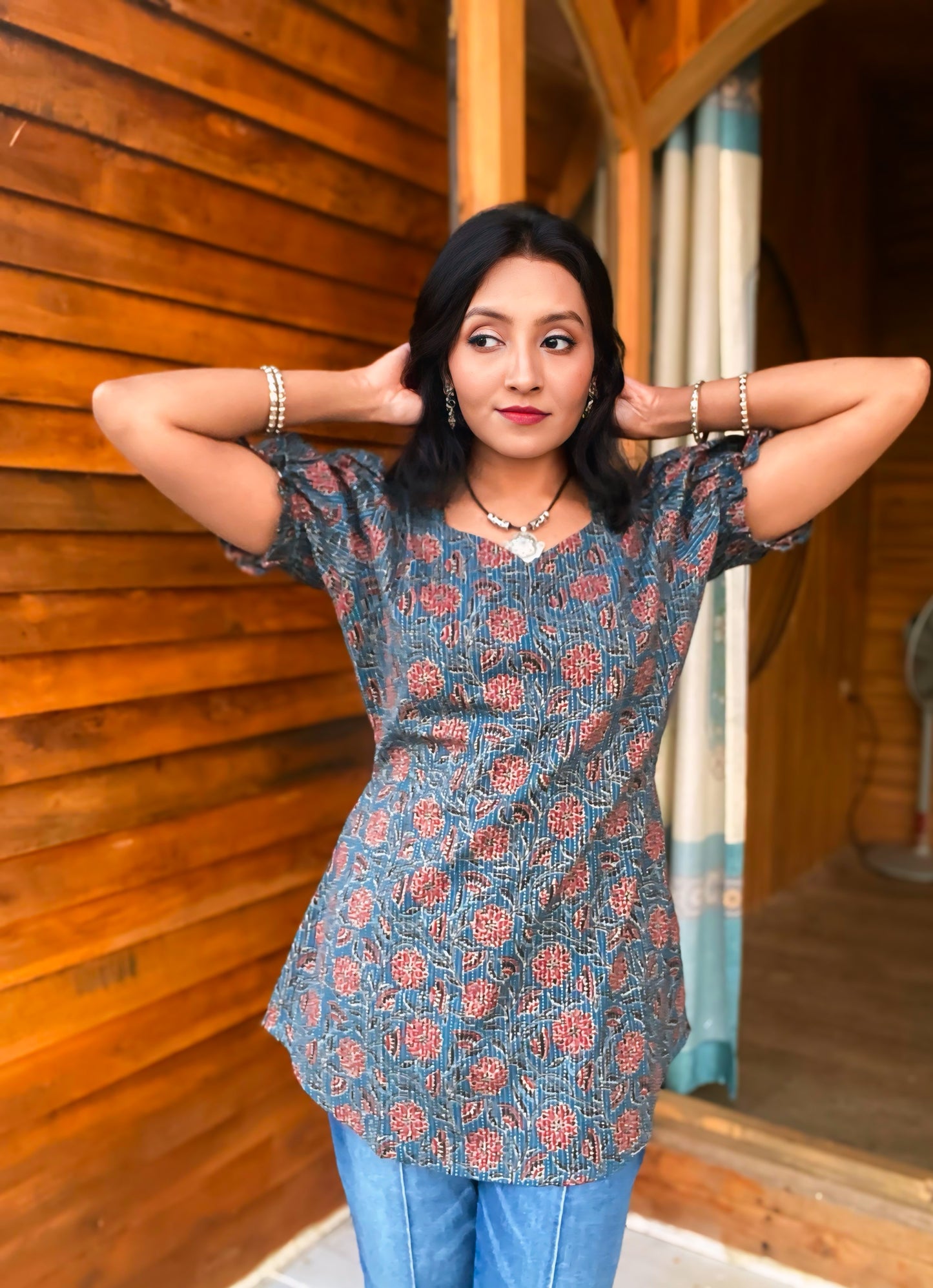 Chumki - Kantha Stitch Artisan Top