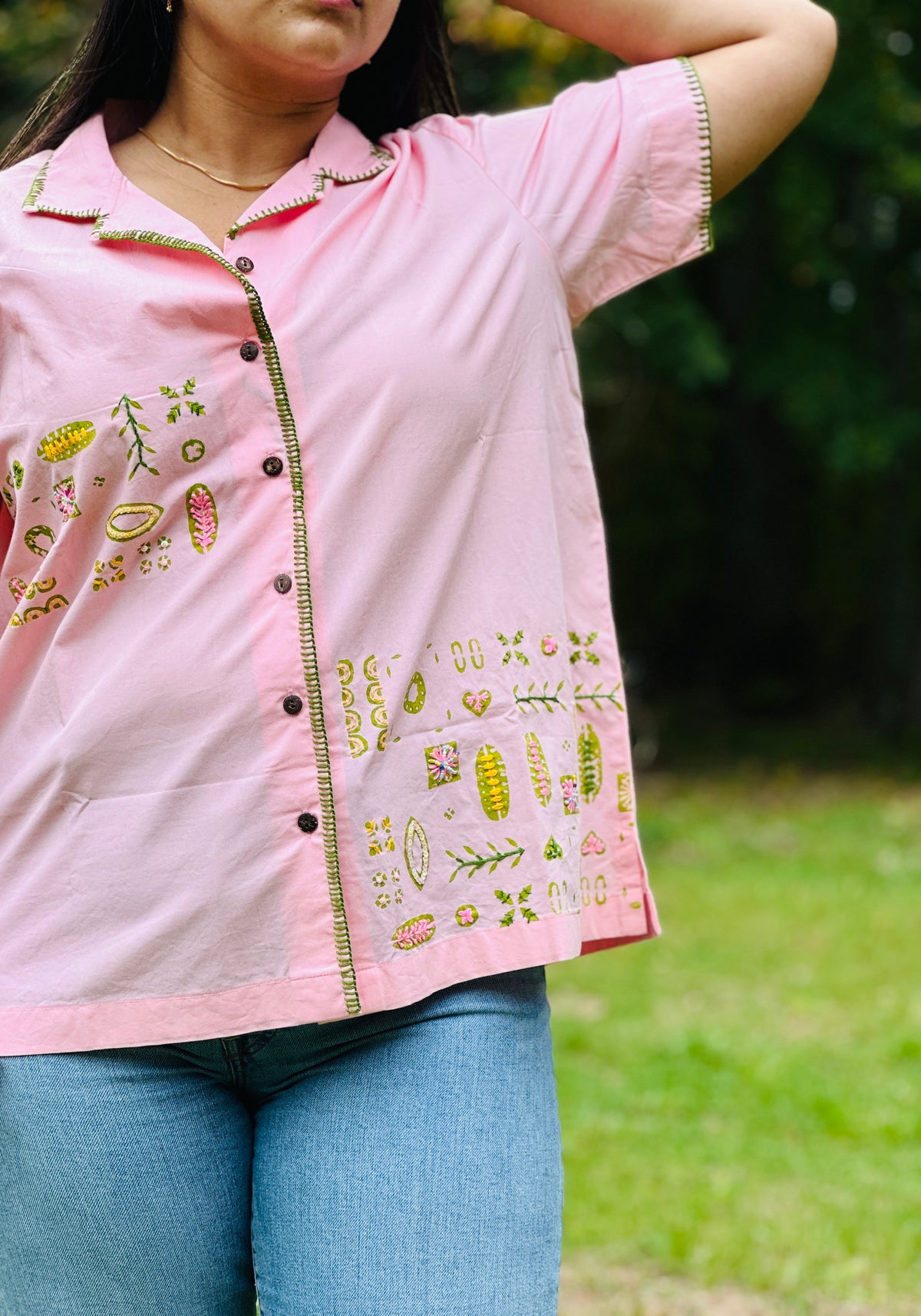 Chokra - Handblock Printed Unisex Shirt