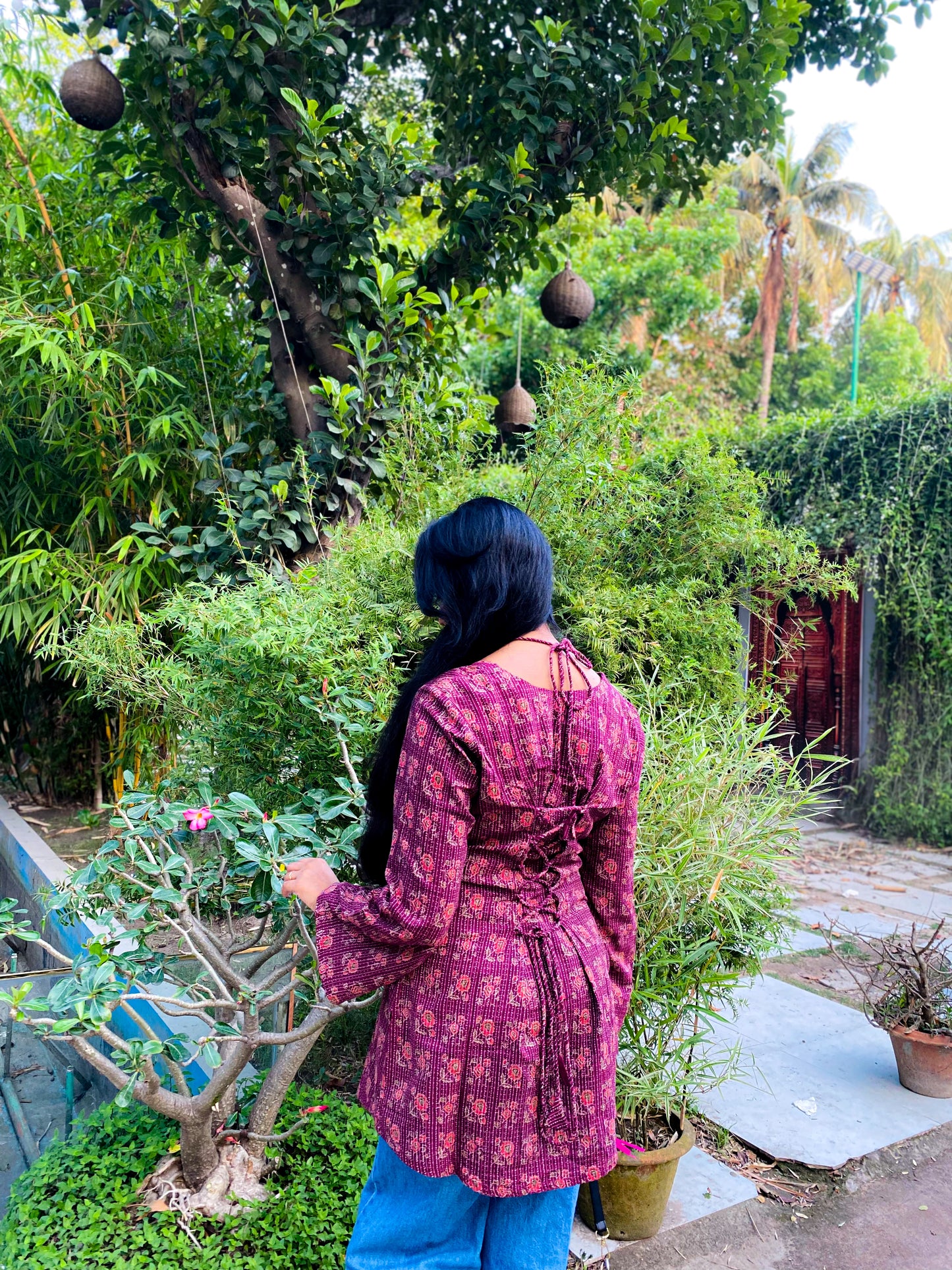 Bolaka - Kantha Stitch Artisan Top