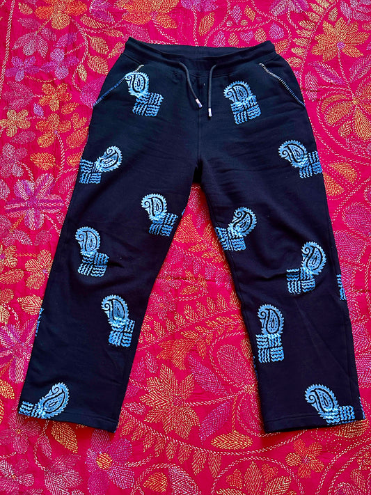 Jatra - Fleece Hand-block Sweatpants