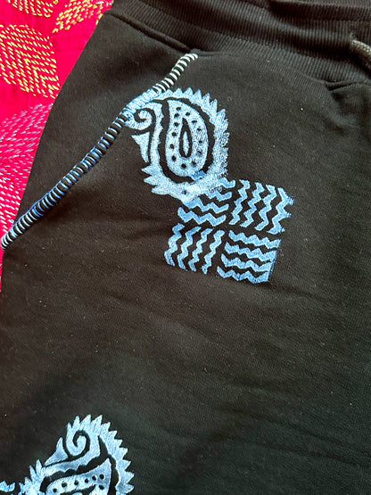 Jatra - Fleece Hand-block Sweatpants