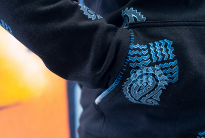 Jatra - Fleece Hand-block Hoodie