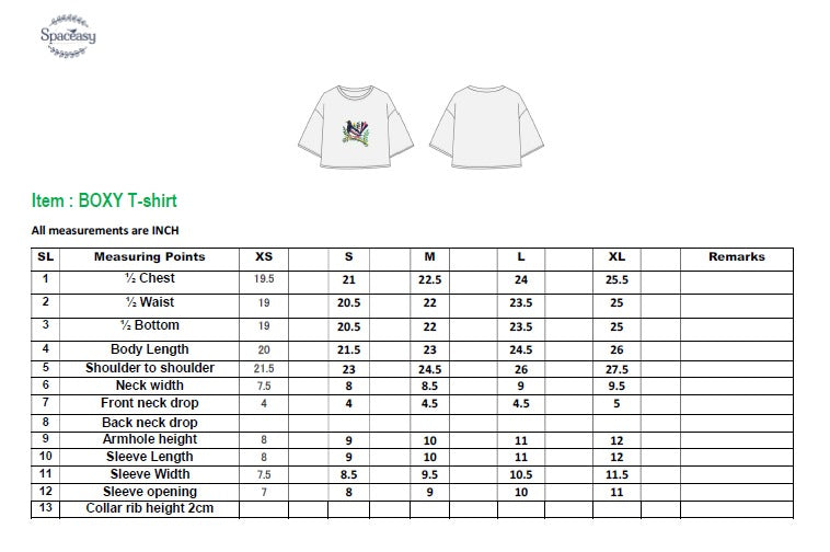 Shapla -  Boxy Tshirt