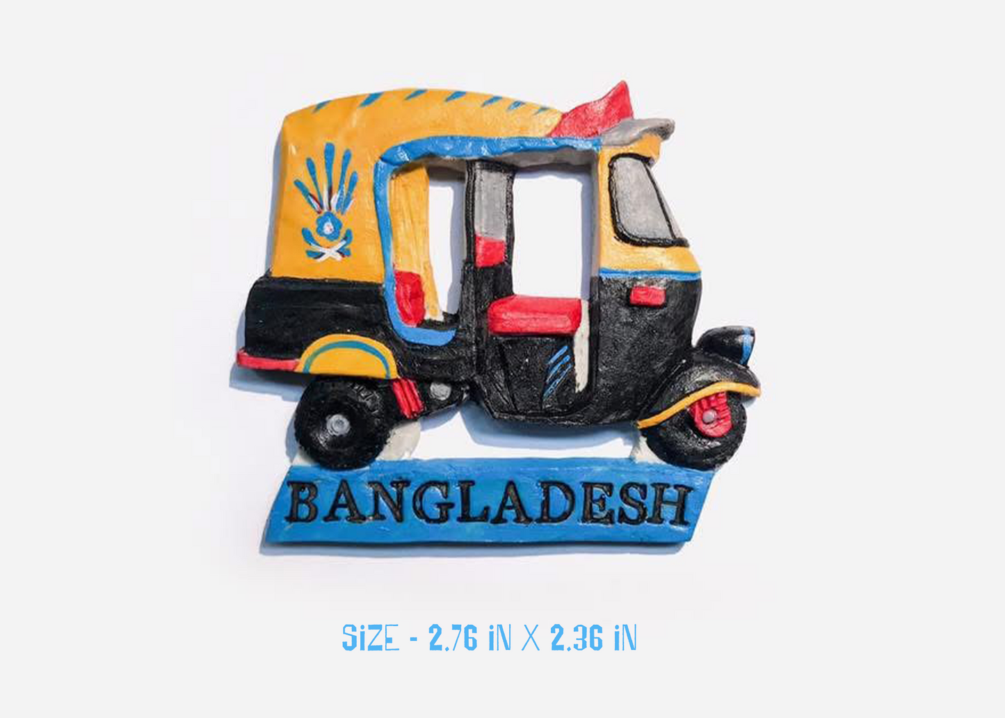 Baby Taxi -Desi Sports Car Fridge Magnet – A Fusion of Culture & Speed!