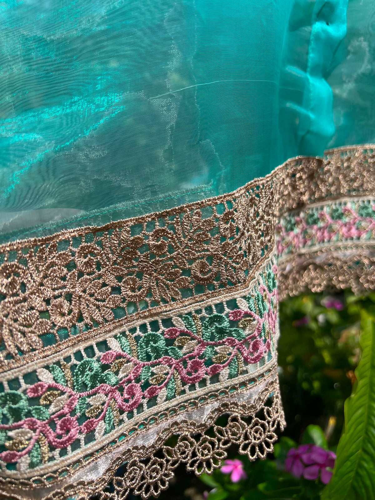 Neela - Handmade Lace Shirt | Bangladeshi Artisan Clothing
