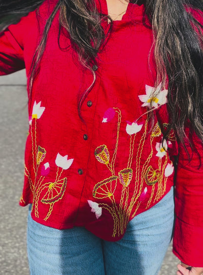Poddo - Hand Embroider with beadworkShirt