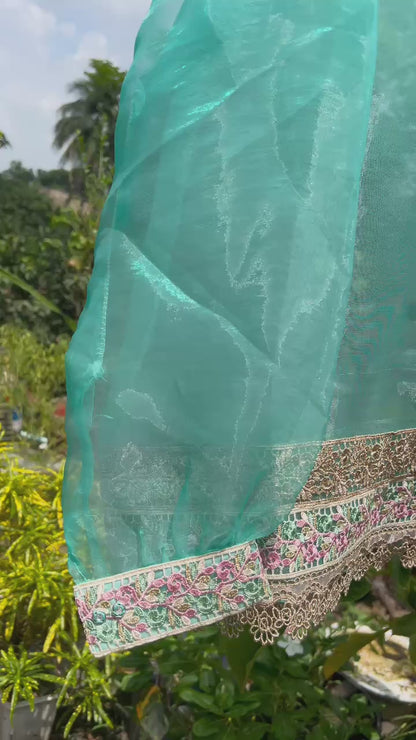 Neela - Handmade Lace Shirt | Bangladeshi Artisan Clothing